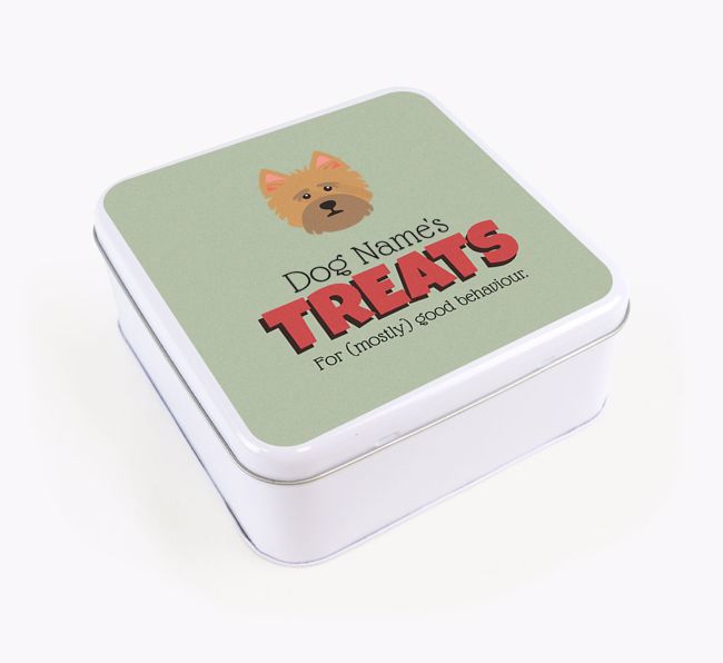 Personalised Retro Design Square Tin for your {breedFullName}